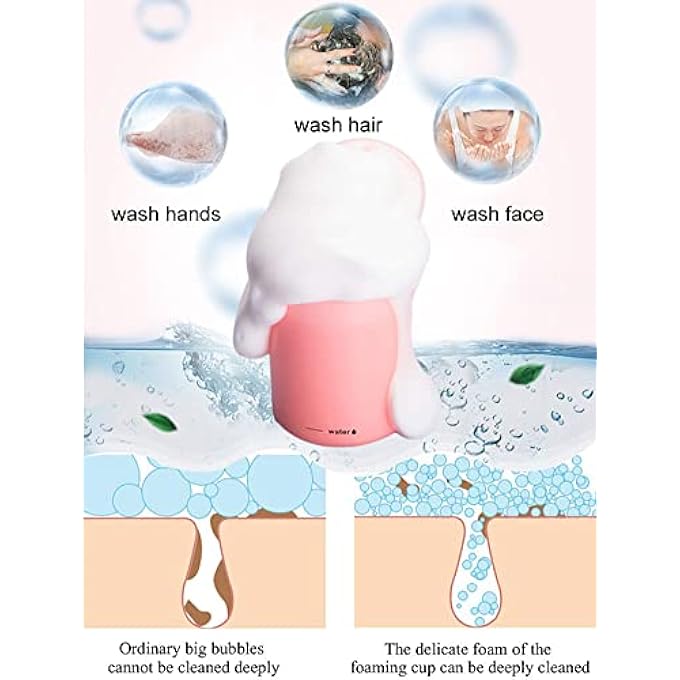 KOVCOAP FACE FOAM MAKER RICH CREAM FOAMER SKINCARE TOOLS TRAVEL HOUSEHOLD CONVENIENT QUICK LIGHTWEIGHT CUP WHIP WASH FACIAL SKIN 2 PIECES - Image 2